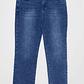 Jeans Straight Hombre Azul Familyshop - Miniatura 1