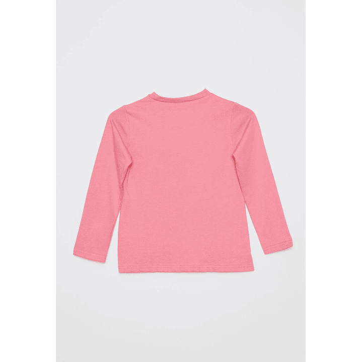 Polera Animalitos Niña Rosado Familyshop 2