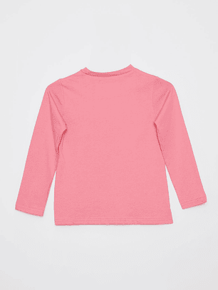 Polera Animalitos Niña Rosado Familyshop