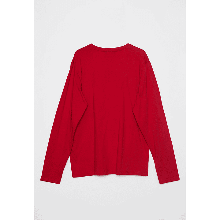 Polera Basic Hombre Rojo Familyshop 2