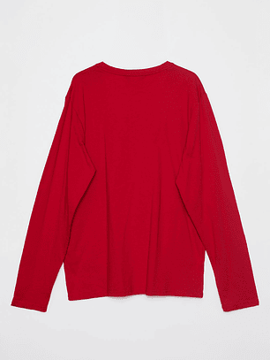 Polera Basic Hombre Rojo Familyshop