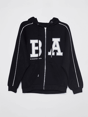 Polerón Go Mujer Negro Familyshop