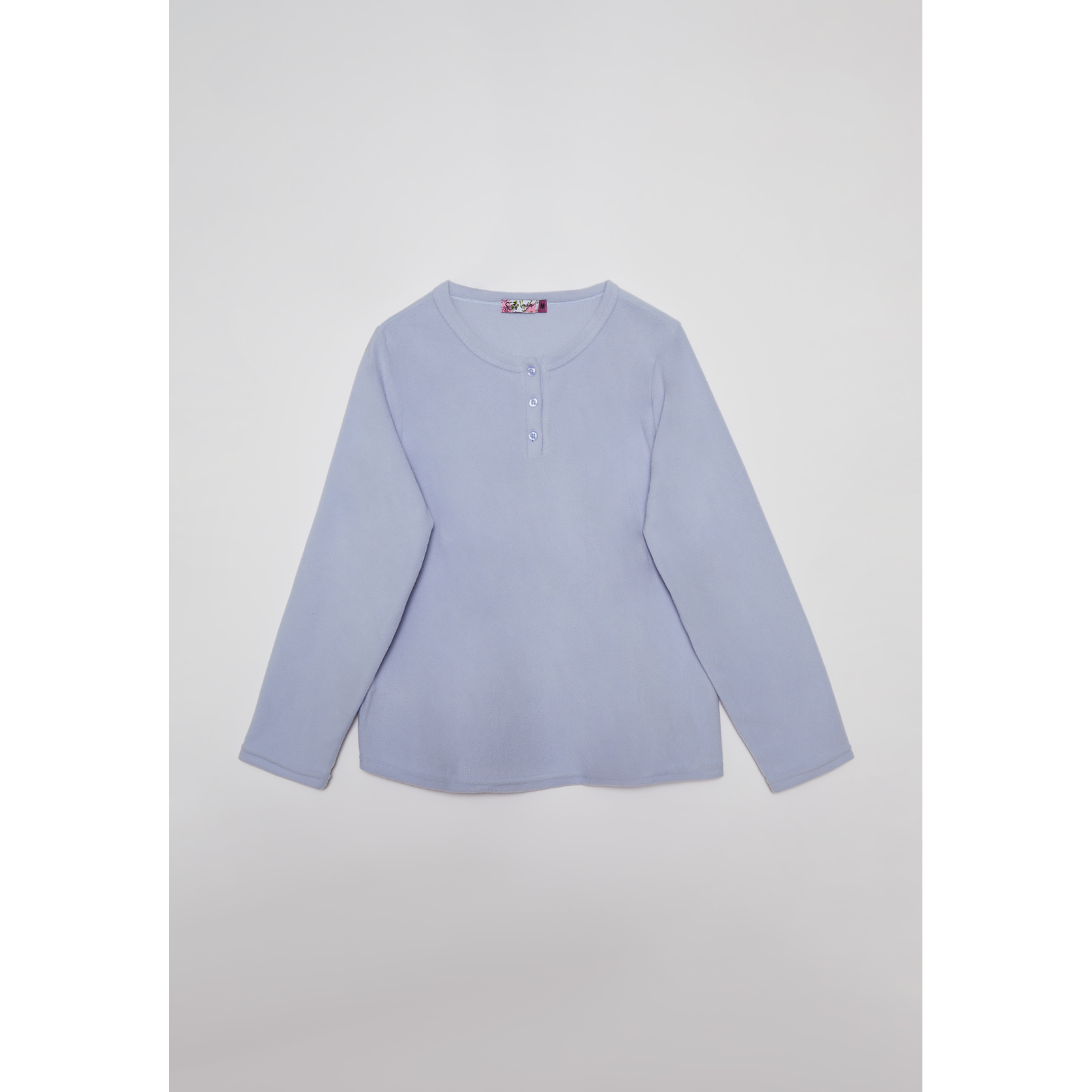 Pijama Polar Bas Mujer Celeste Familyshop 1