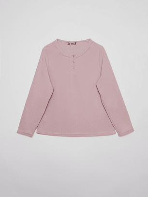 Pijama Polar Bas Mujer Rosado Familyshop