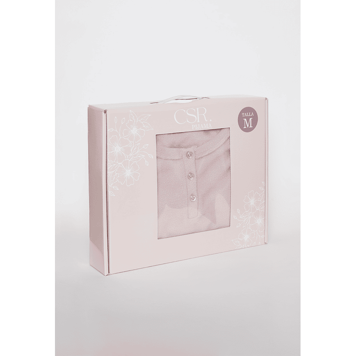 Pijama Polar Bas Mujer Rosado Familyshop 2