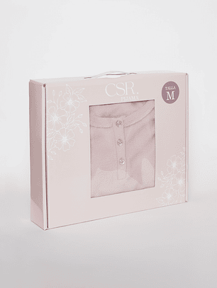 Pijama Polar Bas Mujer Rosado Familyshop