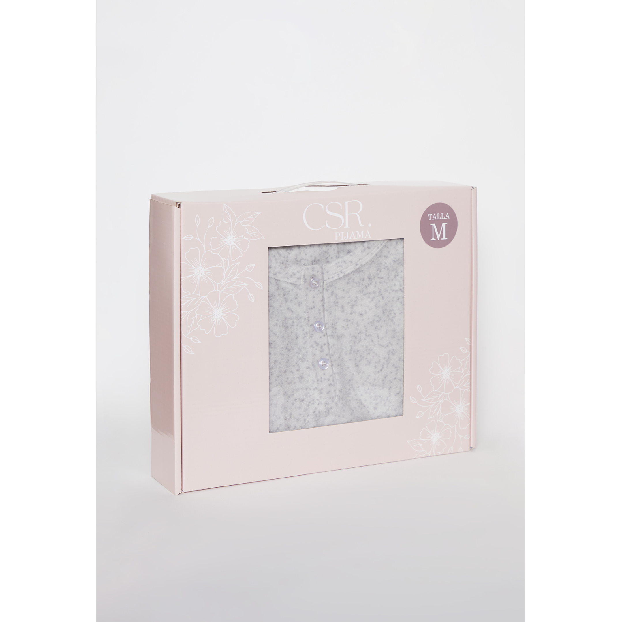 Pijama Polar Bas Mujer Gris Familyshop 2