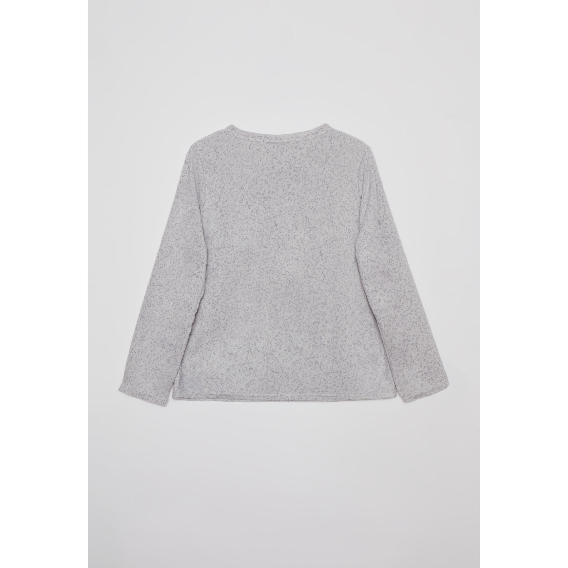 Pijama Polar Bas Mujer Gris Familyshop 4