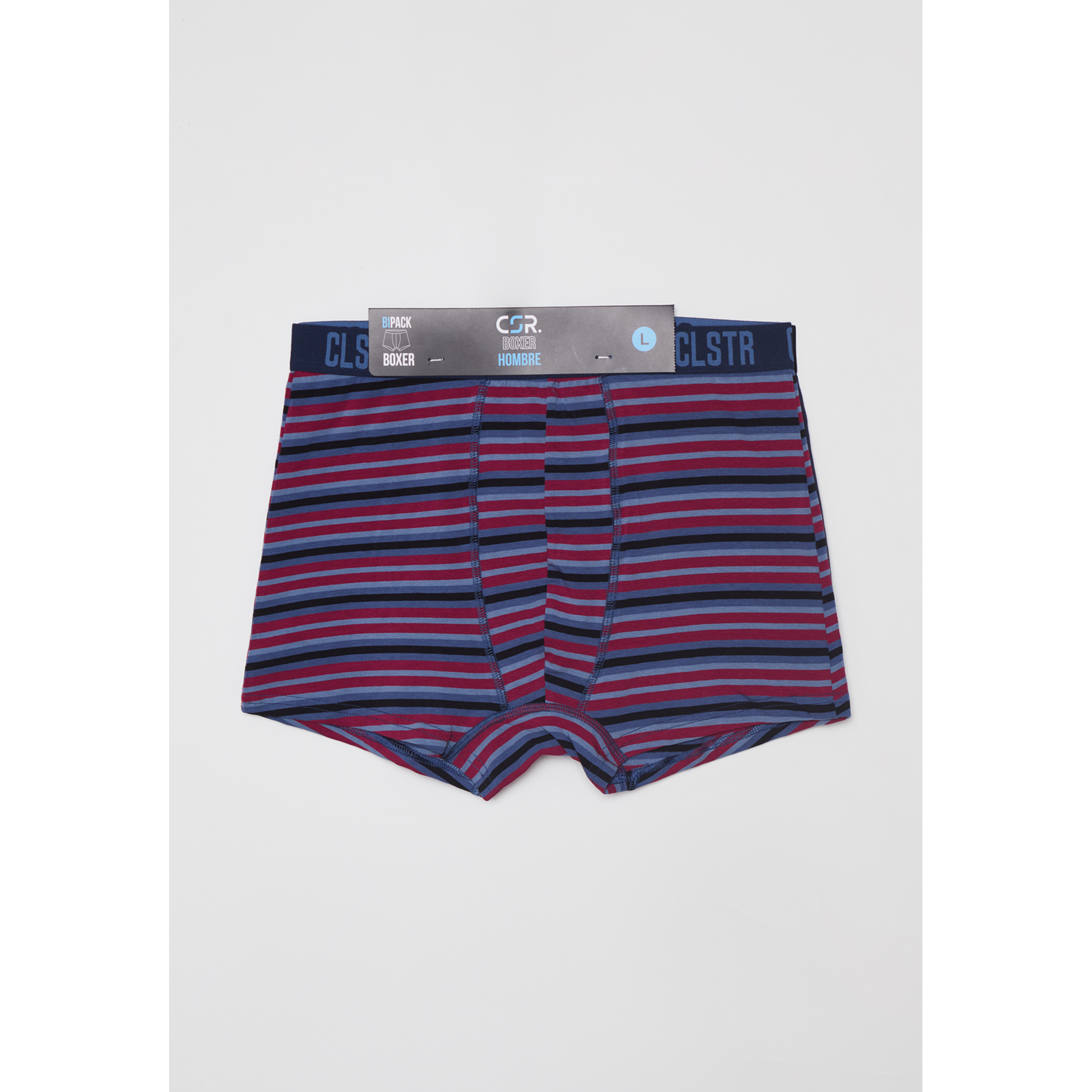 Boxer Bipack Liso Hombre Azul Familyshop 2