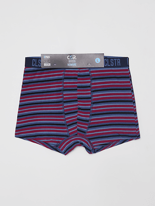 Boxer Bipack Liso Hombre Azul Familyshop