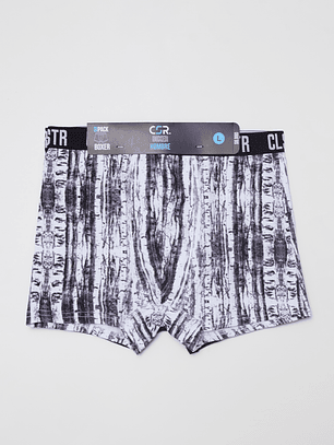 Boxer Bipack Hombre Blanco Familyshop
