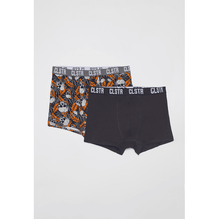 Boxer Bipack Hombre Café Familyshop 1