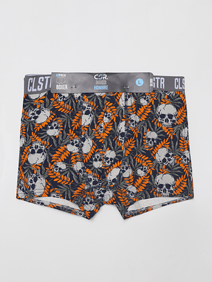 Boxer Bipack Hombre Café Familyshop