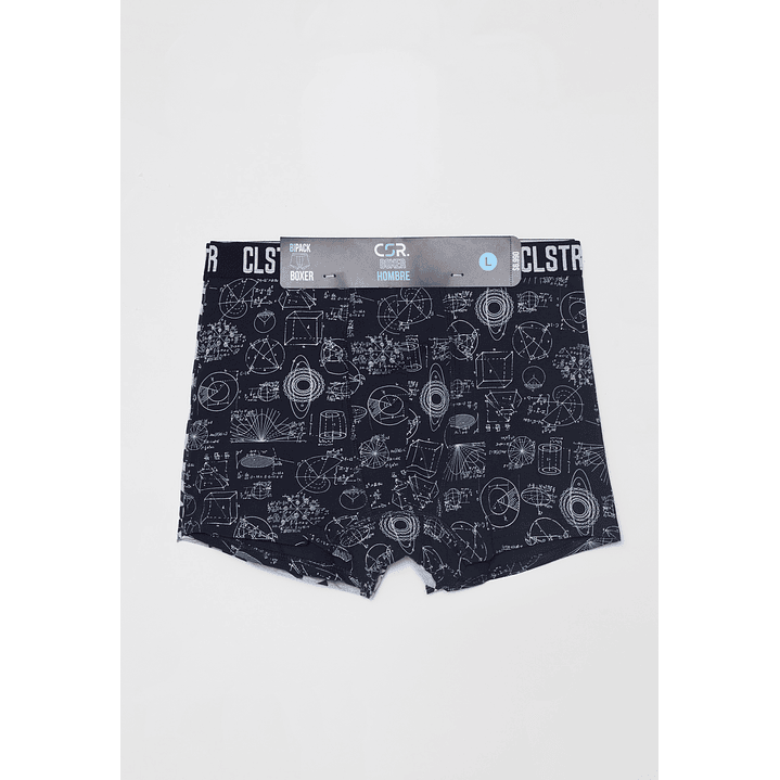 Boxer Bipack Hombre Negro Familyshop 2