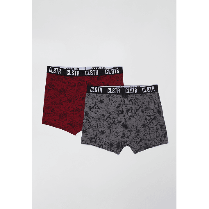Boxer Bipack Hombre Rojo Familyshop 1
