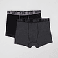 Boxer Bipack Medio Hombre Negro Familyshop - Miniatura 1