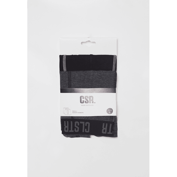 Boxer Bipack Medio Hombre Negro Familyshop 2