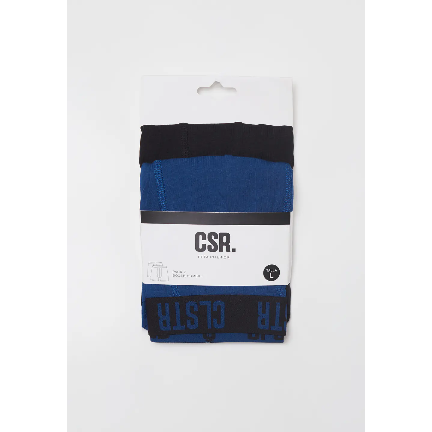 Boxer Bipack Liso Hombre Azul Familyshop 2
