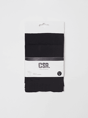 Boxer Bipack Media Hombre Negro Familyshop