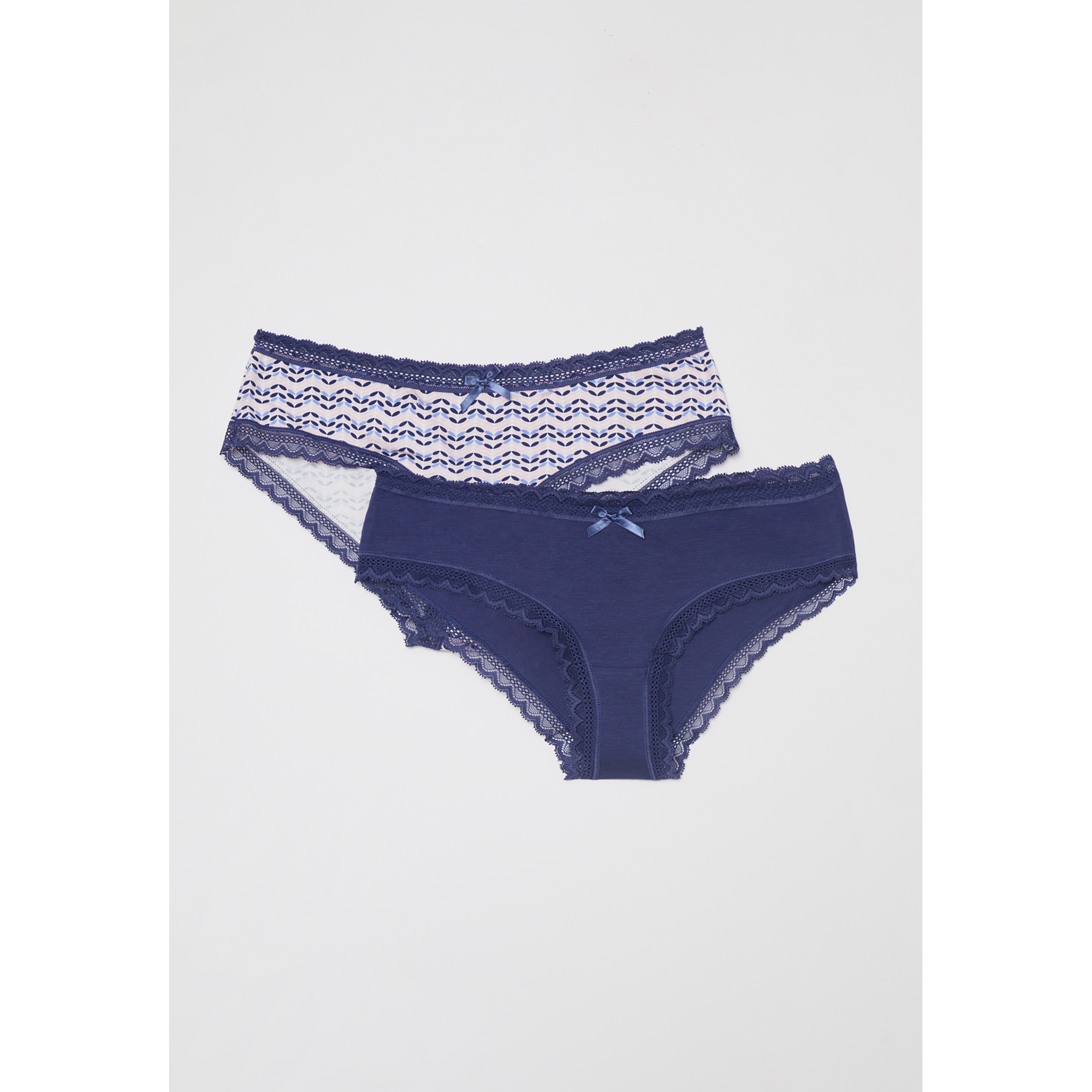 Calzón Bipack Encaje Mujer Azul Familyshop 1