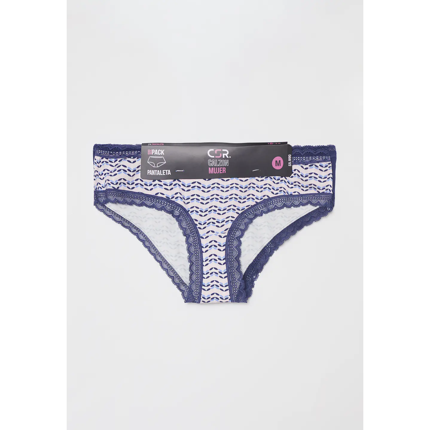 Calzón Bipack Encaje Mujer Azul Familyshop 2