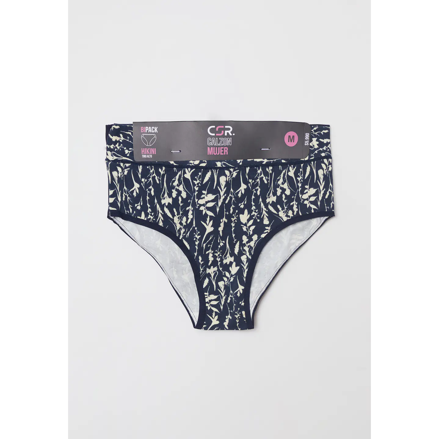 Calzón Bipack Liso Mujer Negro Familyshop 2