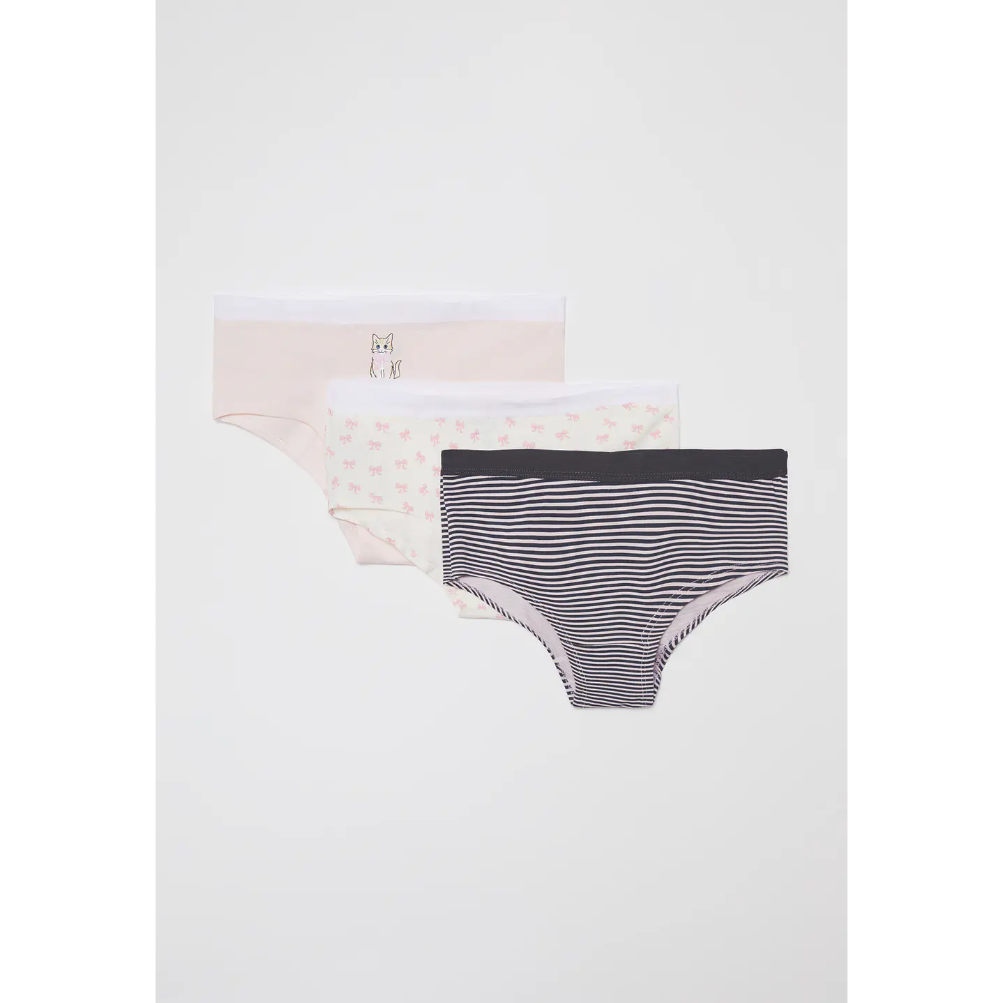 Calzón Tripack Liso Lola Rosado Familyshop 1