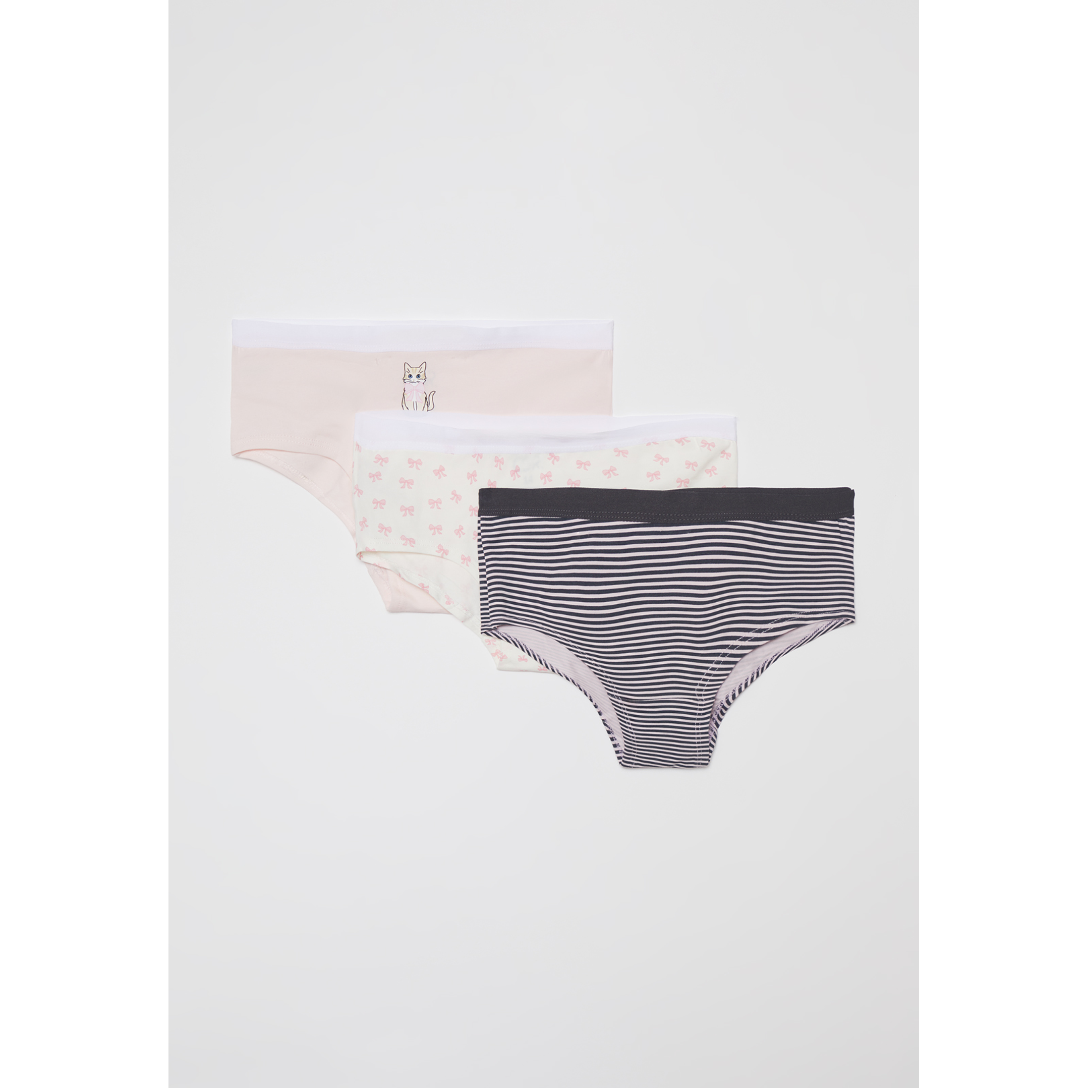 Calzón Tripack Liso Lola Rosado Familyshop 1