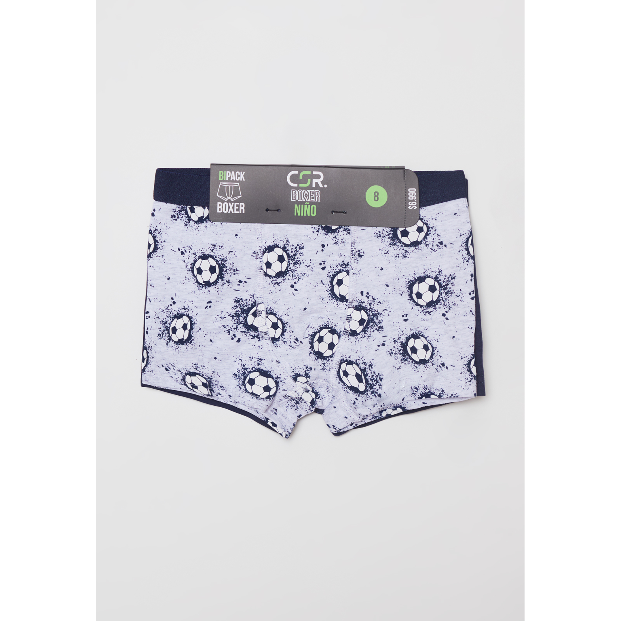 Boxer Bipack Niño Gris Familyshop 2