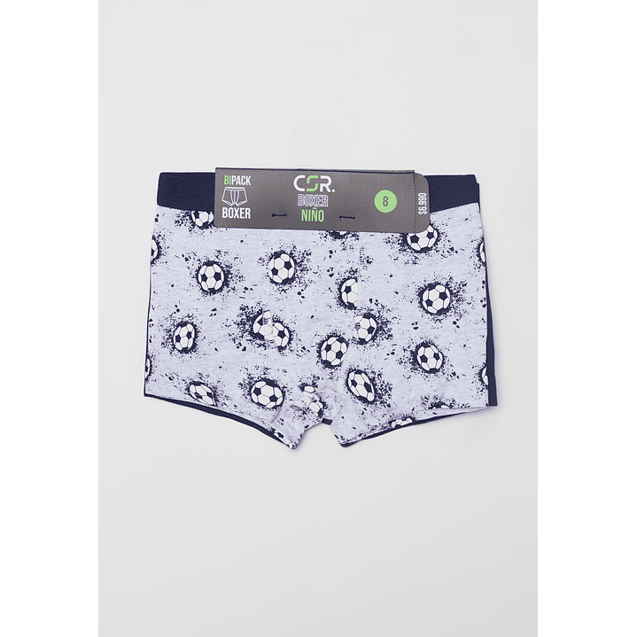 Boxer Bipack Niño Gris Familyshop 2