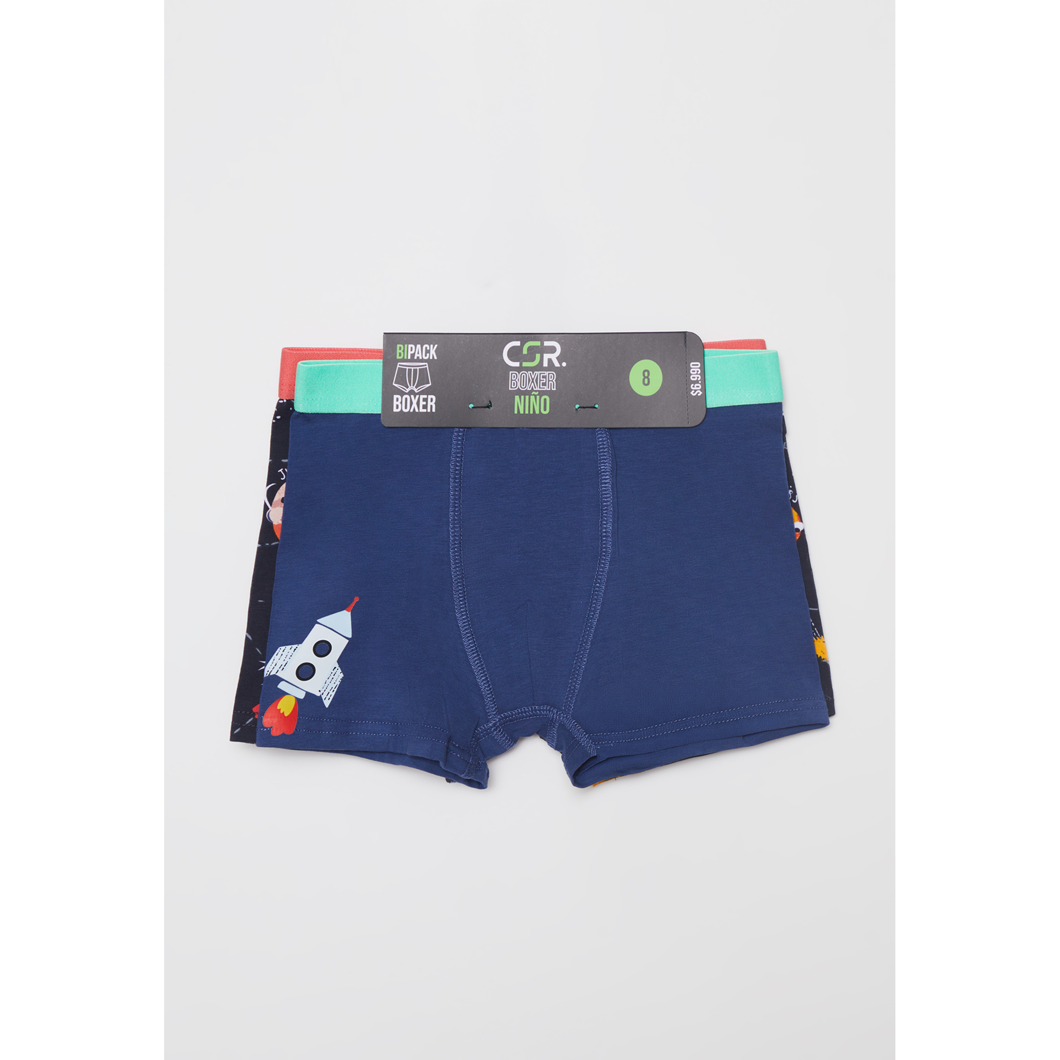 Boxer Bipack Niño Azul Familyshop 2