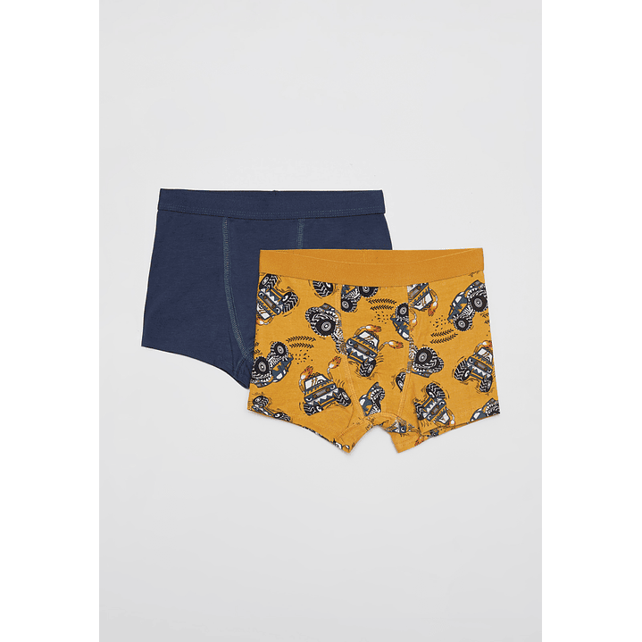 Boxer Bipack Niño Amarilla Familyshop 1