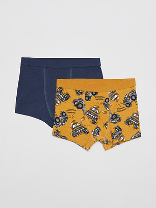 Boxer Bipack Niño Amarilla Familyshop