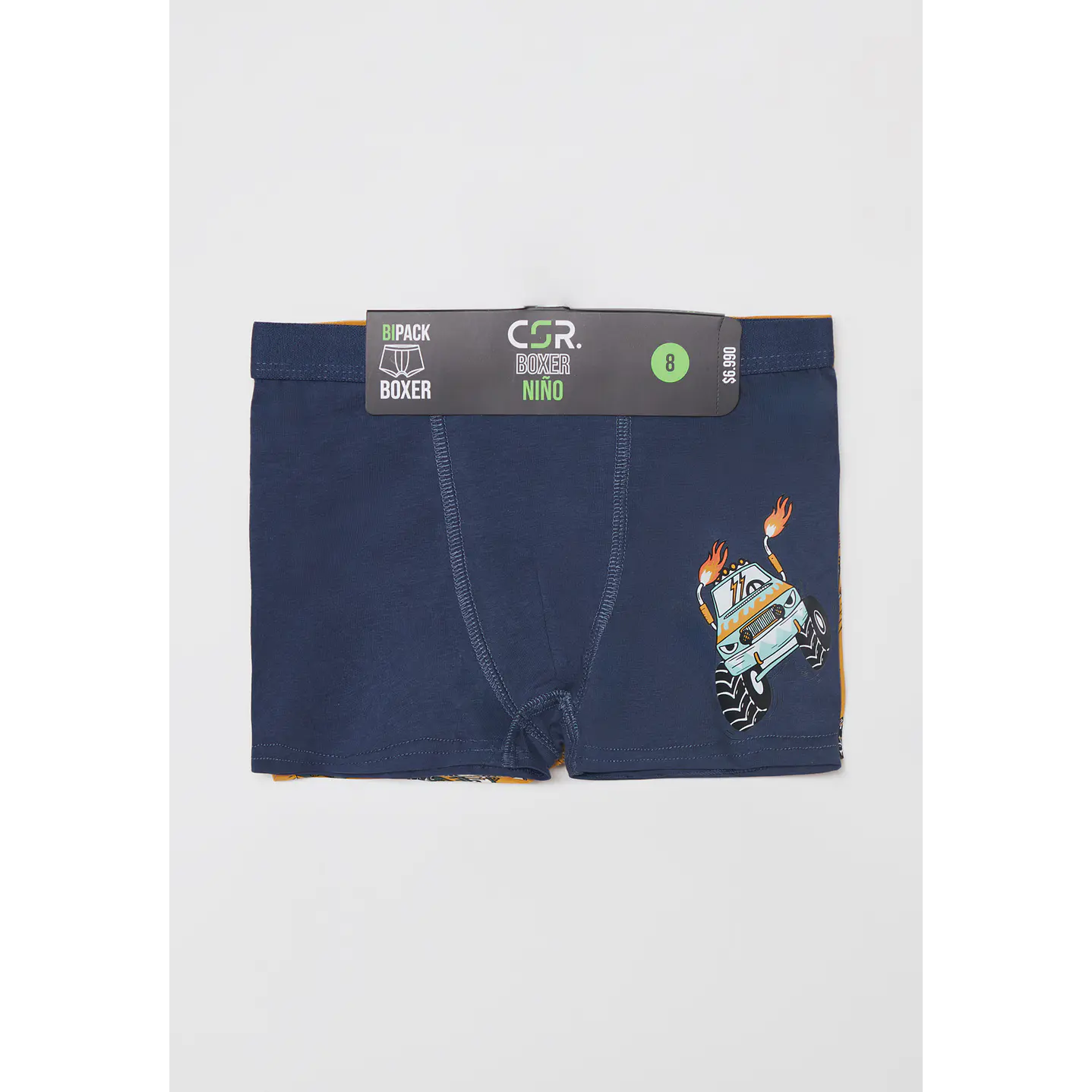 Boxer Bipack Niño Amarilla Familyshop 2