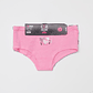 Calzón Tripack Liso Print Niña Rosado Familyshop - Miniatura 2