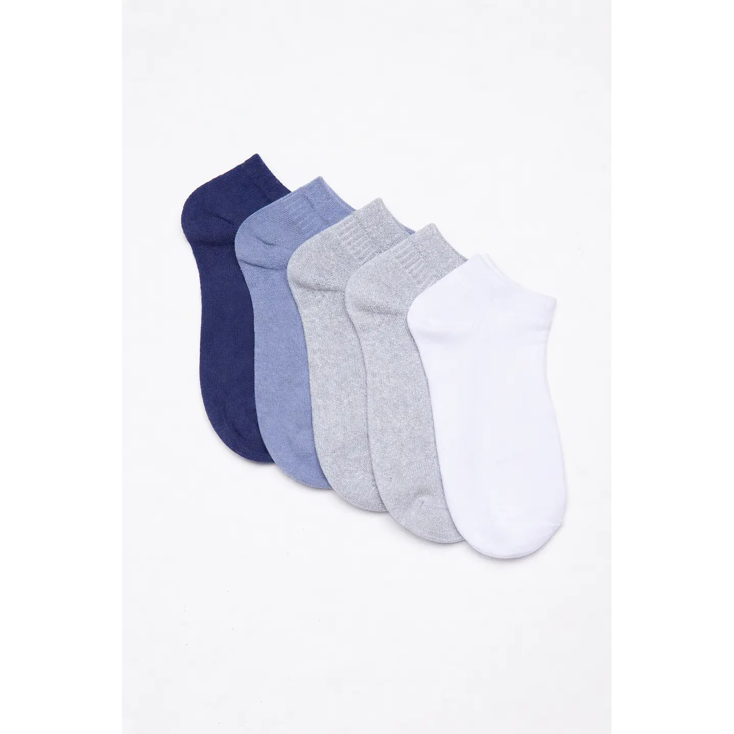 Calcetín Pack 5 Liso Mujer Azul Familyshop 1
