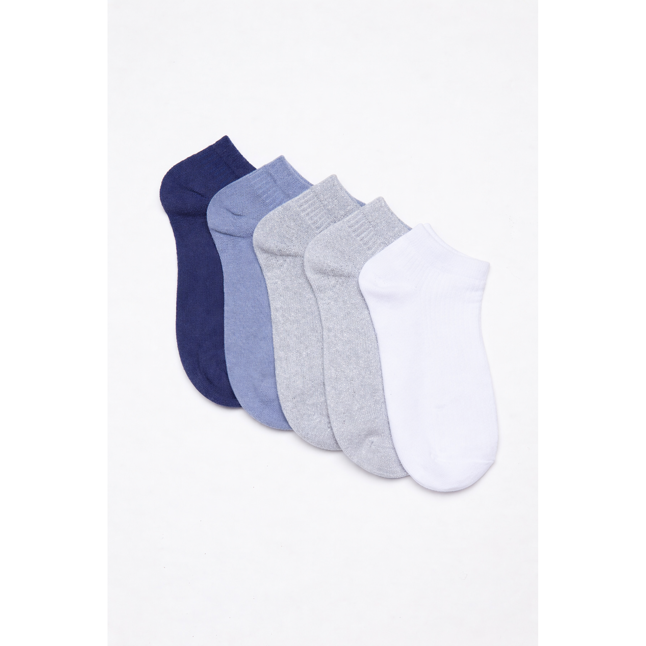 Calcetín Pack 5 Liso Mujer Azul Familyshop 1
