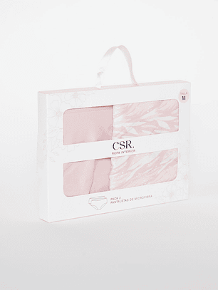 Calzón Bipack Micro Bonded Mujer Rosado Familyshop