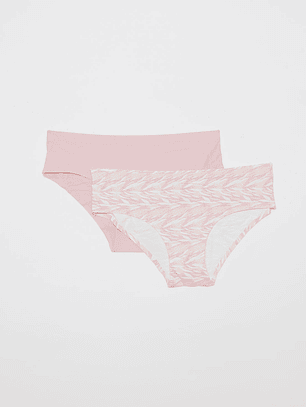 Calzón Bipack Micro Bonded Mujer Rosado Familyshop