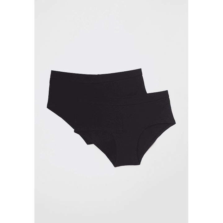 Calzón Bipack Banda Mujer Negro Familyshop 1