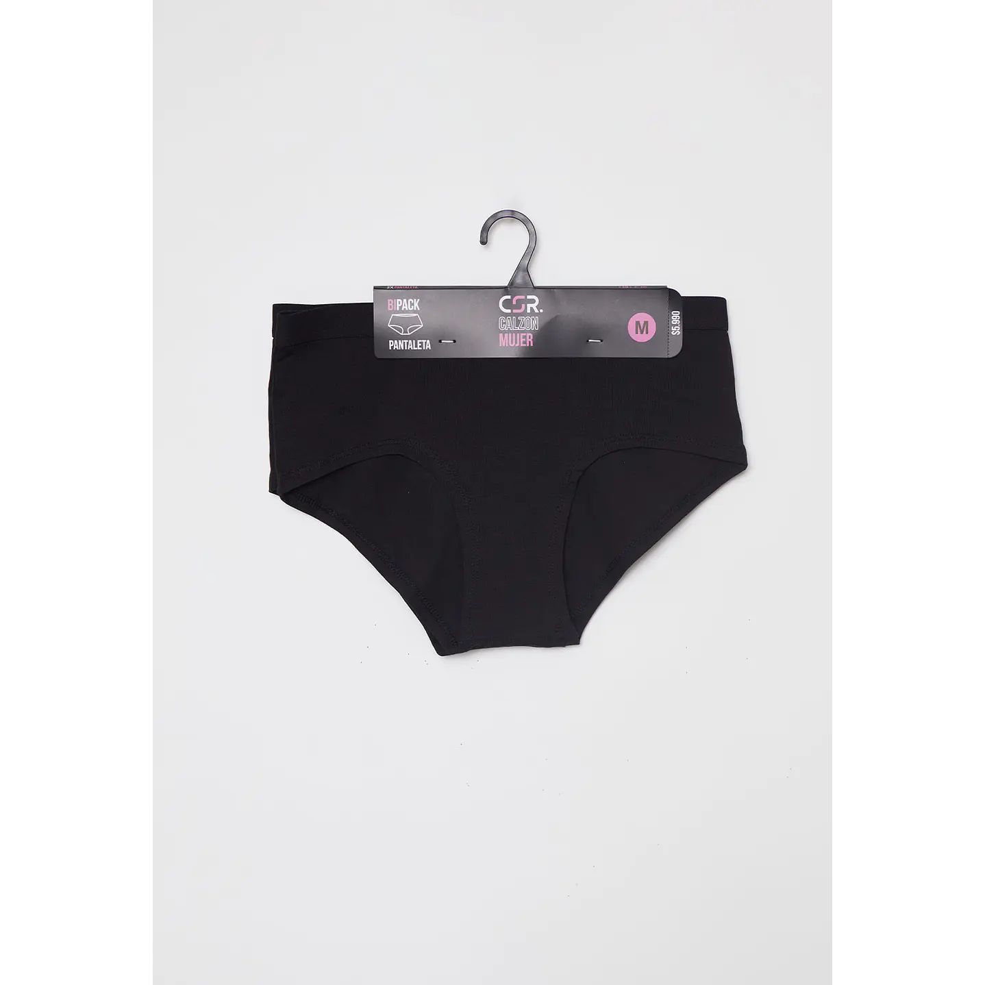 Calzón Bipack Banda Mujer Negro Familyshop 2