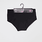 Calzón Bipack Banda Mujer Negro Familyshop - Miniatura 2
