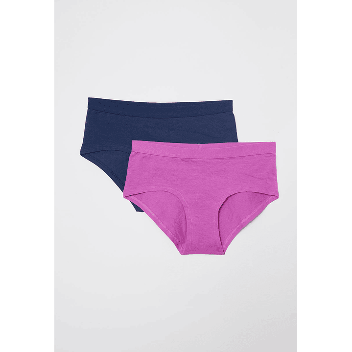 Calzón Bipack Banda Mujer Fucsia Familyshop 1