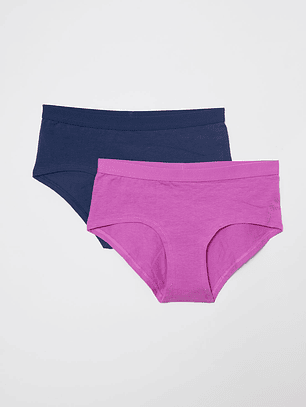 Calzón Bipack Banda Mujer Fucsia Familyshop