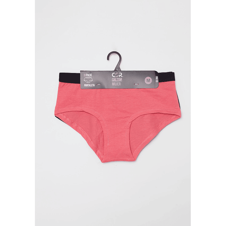 Calzón Bipack Mujer Negro Familyshop 2