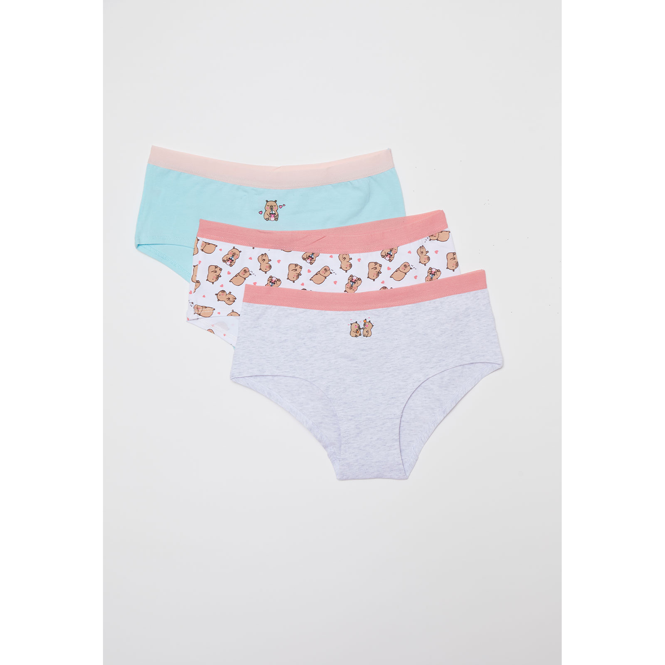 Calzón Tripack Liso Lola Celeste Familyshop 1