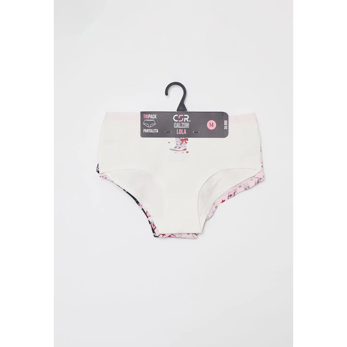 Calzón Tripack Liso Lola Blanco Familyshop 2