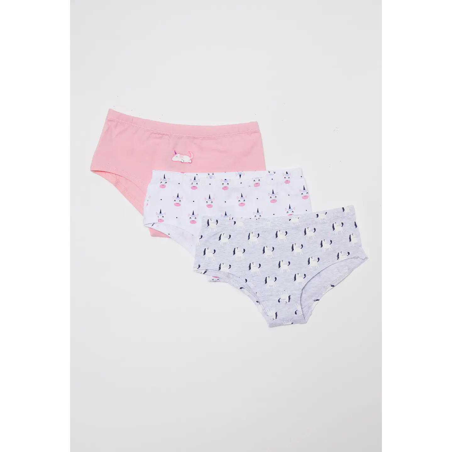 Calzón Tripack Print Niña Rosado Familyshop 1