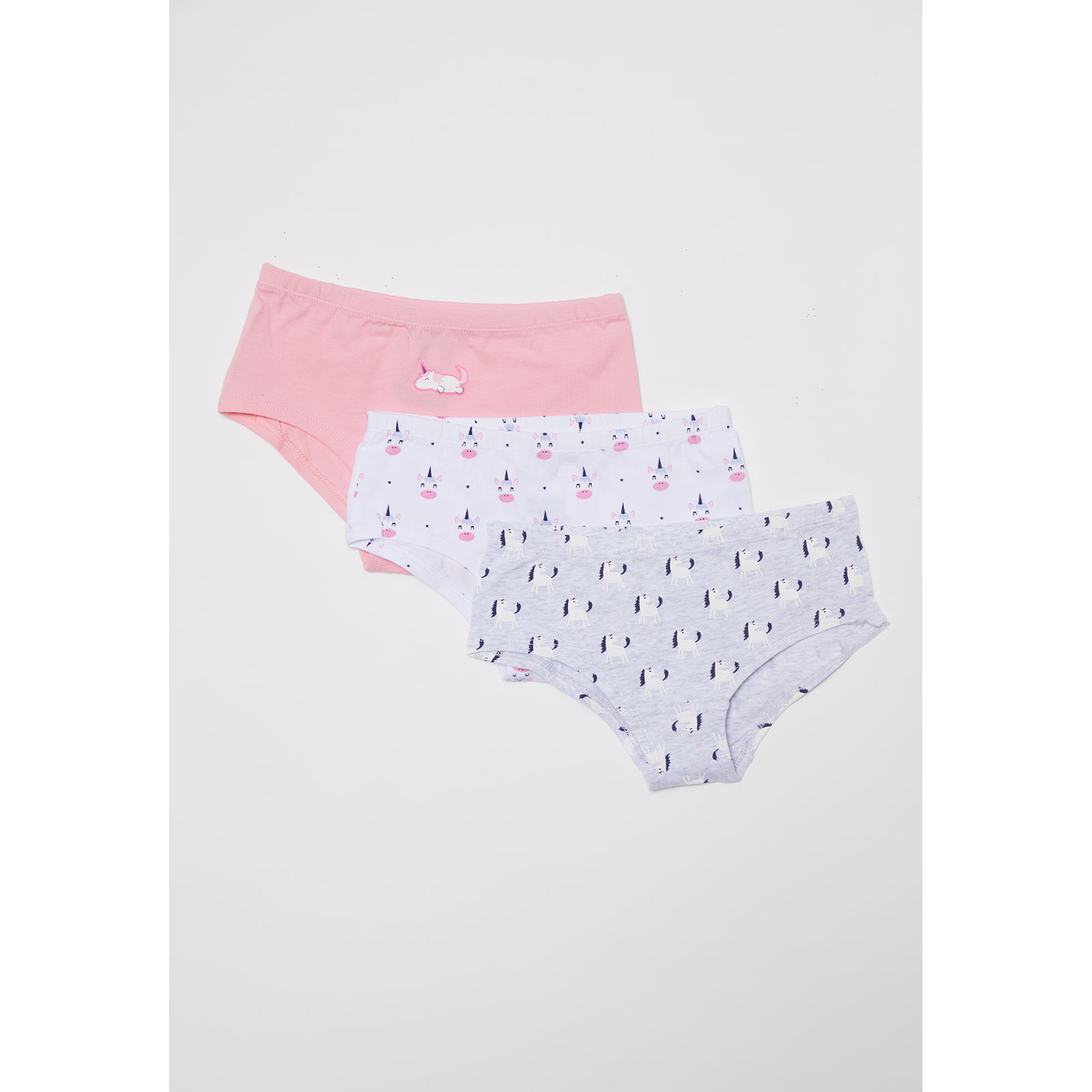 Calzón Tripack Print Niña Rosado Familyshop 1