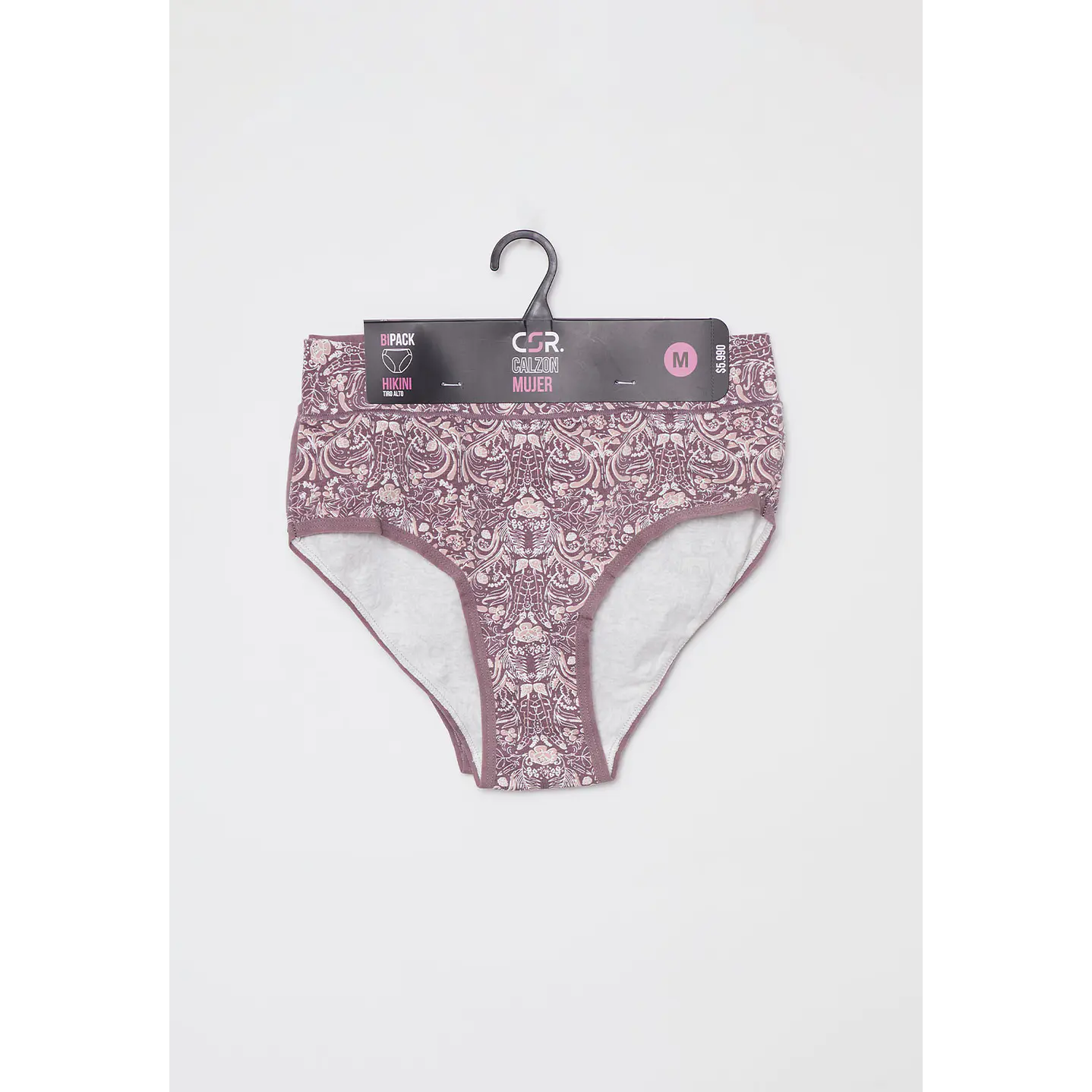Calzón Bipack Liso Mujer Café Familyshop 2